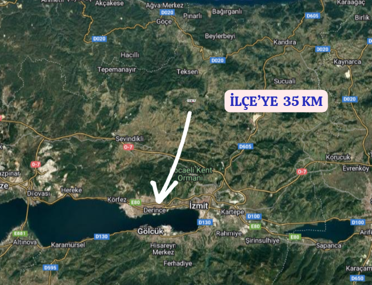 KOCAELİ DERİNCE TERZİLER  KÖYÜNDE   1.304  M²  TARLA  SATILIKTIR - KOCAELİ DERİNCE fotoğraf 5