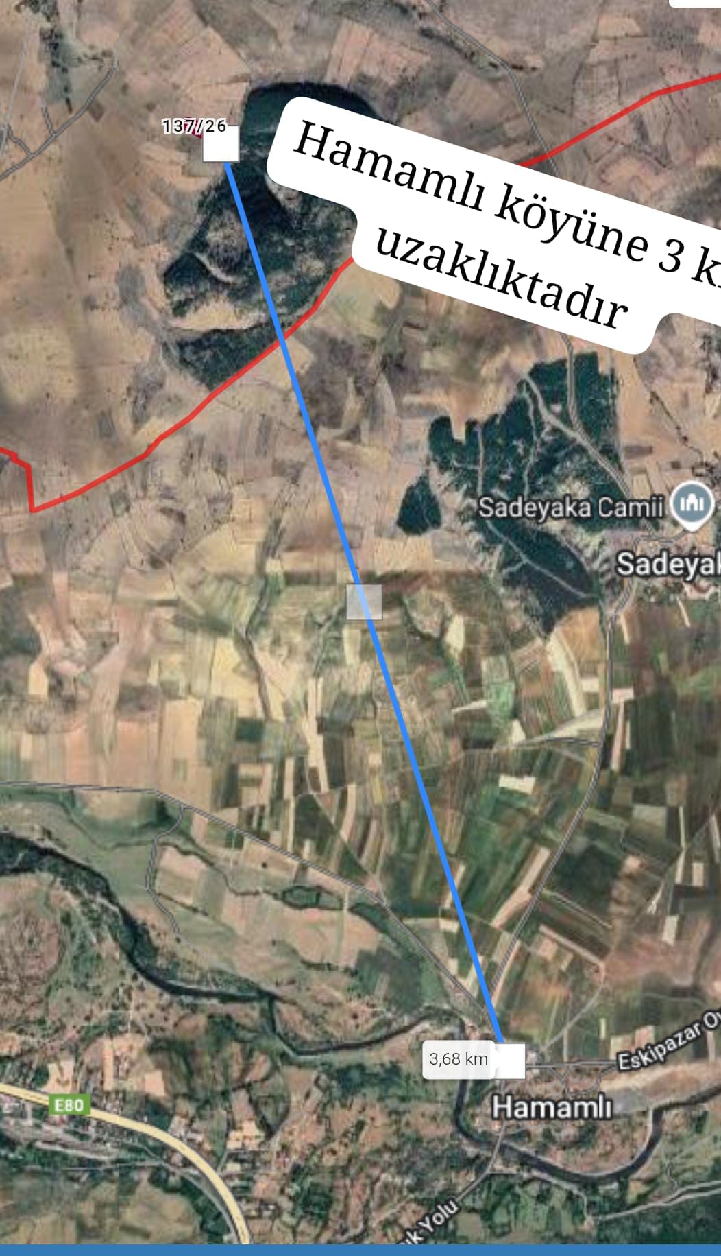 KARABÜK ESKİPAZAR BONCUKLAR MH. 2,592M² TARLAMIZ SATILIK - KARABÜK ESKİPAZAR fotoğraf 3