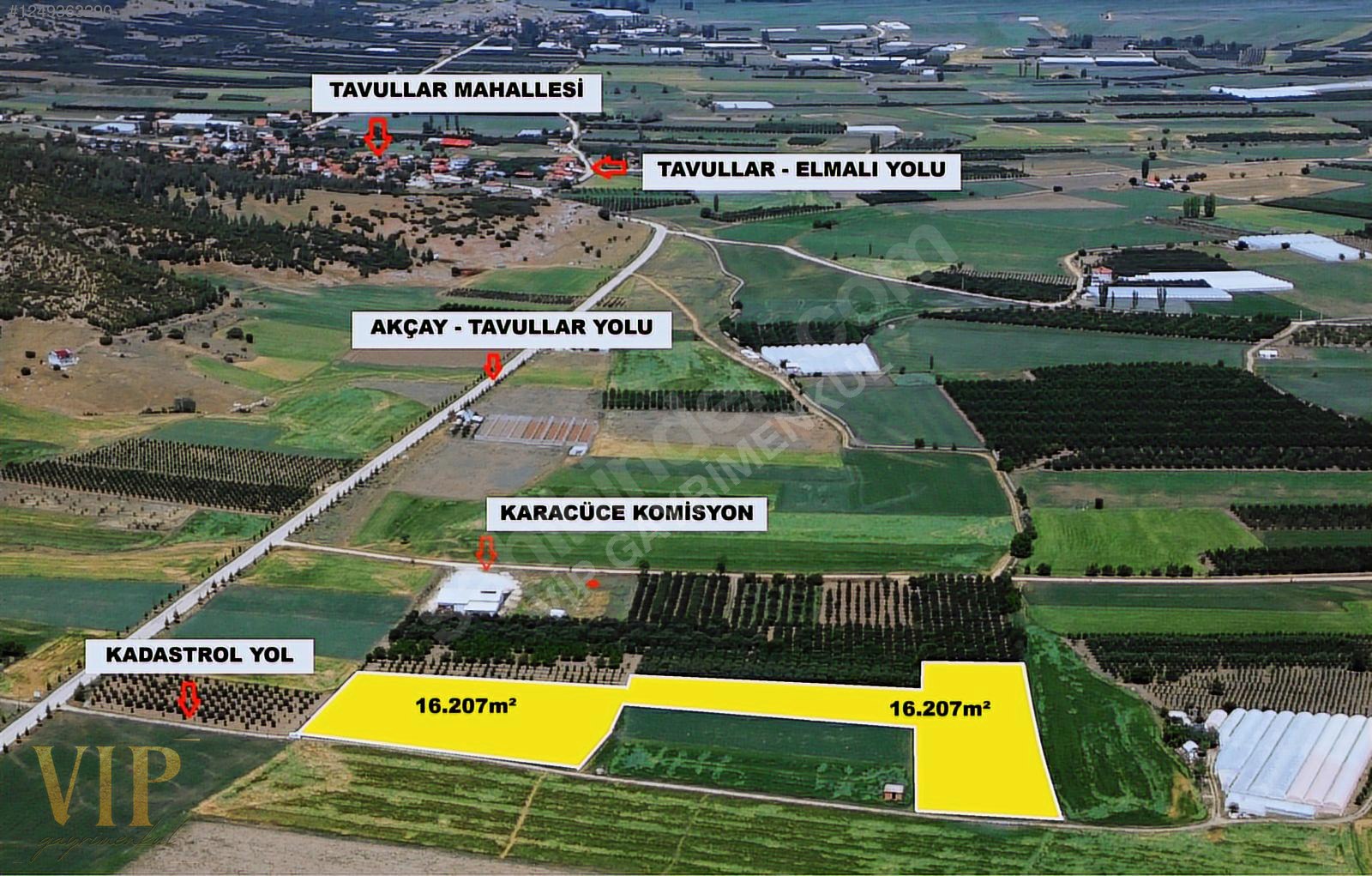 VİP GAYRİMENKUL'den TAVULLAR MAH. 16.207M² SATILIK TARLA - ANTALYA ELMALI fotoğraf 14