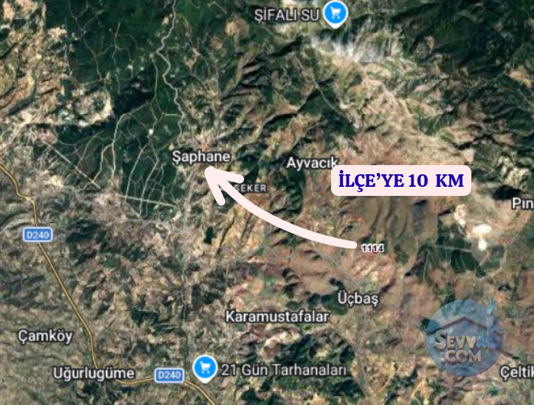 KÜTAHYA ŞAPHANE ÜÇBAŞ  KÖYÜNDE 10.000 M²  TARLA  SATILIKTIR - KÜTAHYA ŞAPHANE fotoğraf 5