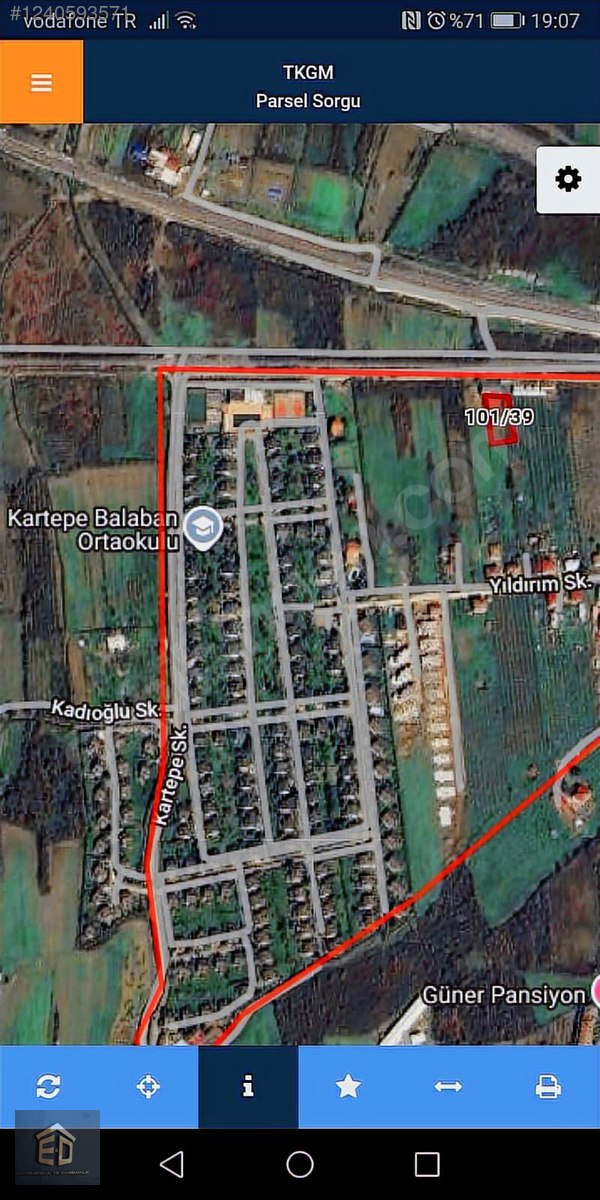 KOCAELİ KARTEPE'DE 0/25 VİLLA İMARLI ARSA - KOCAELİ KARTEPE fotoğraf 9