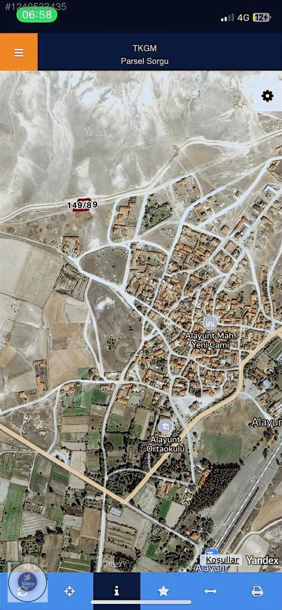 KÜTAHYA MERKEZ ALAYUNT MAHALLESİ NDE SATILIK VİLLALIK ARSA - KÜTAHYA MERKEZ fotoğraf 5