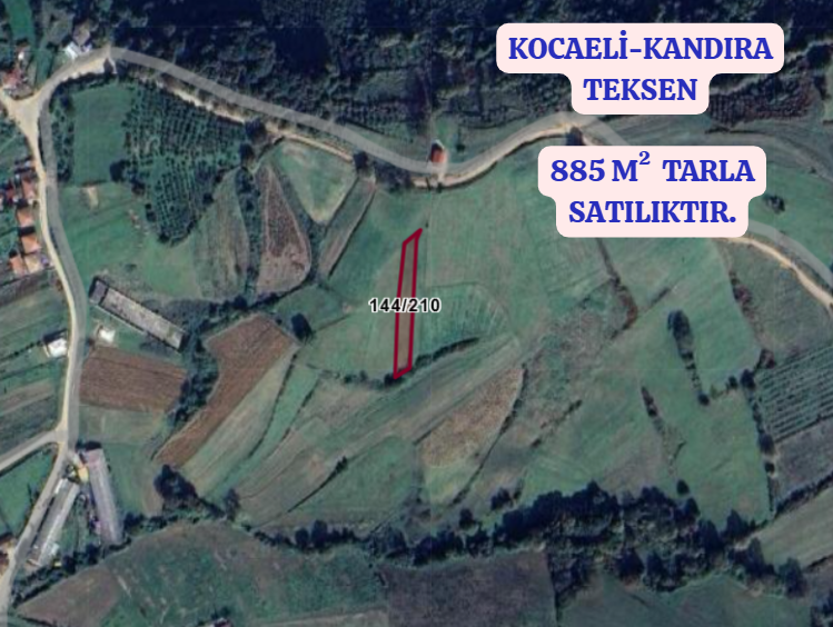 KOCAELİ KANDIRA TEKSEN   KÖYÜNDE  885  M²  TARLA SATILIKTIR - KOCAELİ KANDIRA fotoğraf 2