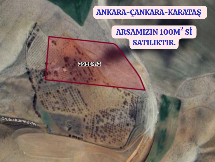 ANKARA ÇANKAYA KARATAŞ KÖYÜNDE ARSAMIZIN 100 M²  Sİ SATILIKTIR - ANKARA ÇANKAYA fotoğraf 2
