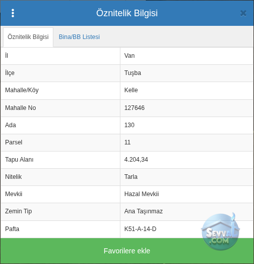 VAN TUŞBA KELLE 4.204 m² SATILIK ARSA - VAN TUŞBA fotoğraf 3