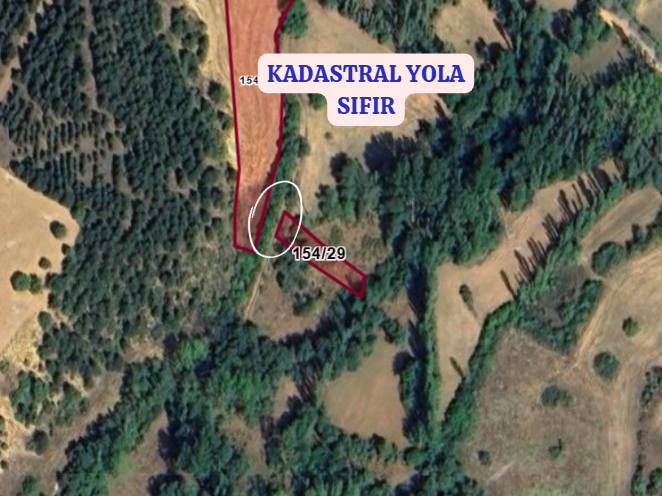 KÜTAHYA GEDİZ YENİGÜNEY   KÖYÜNDE 396  M² TARLA  SATILIKTIR - KÜTAHYA GEDİZ fotoğraf 3