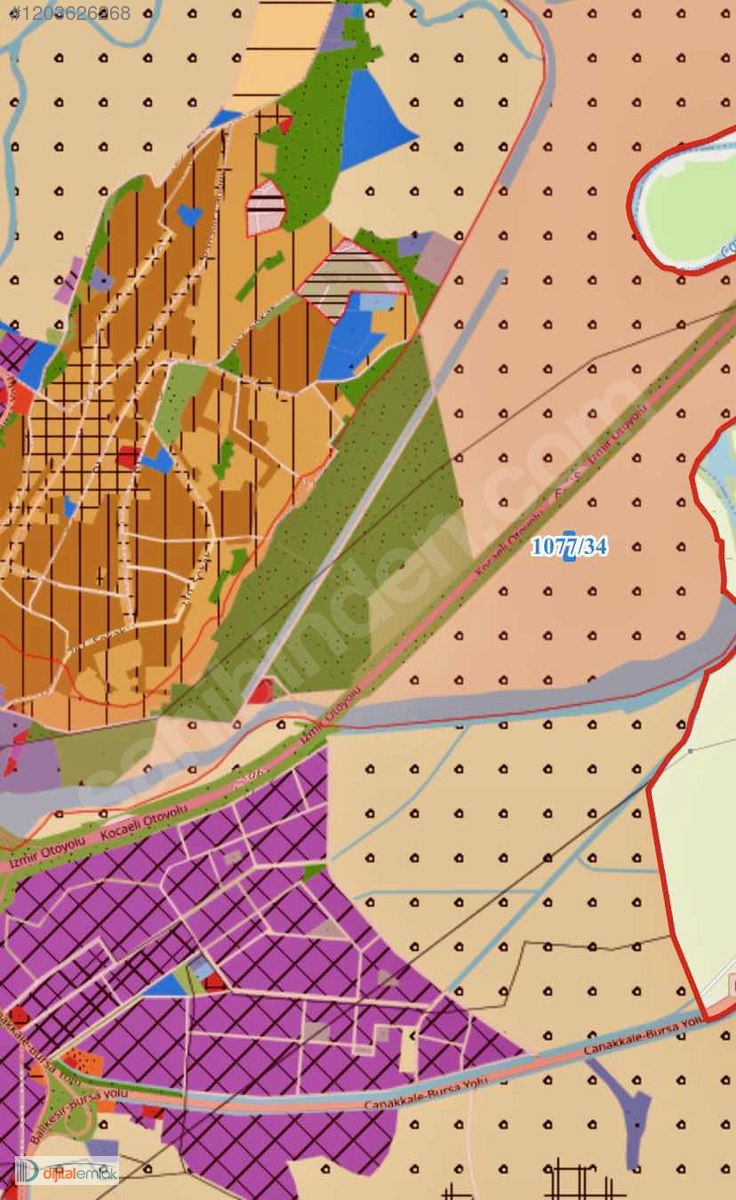 Karacabeyde Otobana ve Yerleşime Yakın Yatırımlık 5.300m2 Tarla - BURSA KARACABEY fotoğraf 5