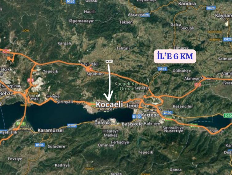 KOCAELİ KÖRFEZ HİMMETLİ  KÖYÜNDE 2.916  M² TARLA SATILIKTIR - KOCAELİ KÖRFEZ fotoğraf 6