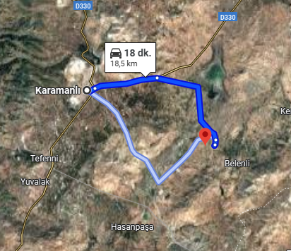 BURDUR KARAMANLI KILAVUZLAR KÖYÜ 2.700M² TARLA SATILIK - BURDUR KARAMANLI fotoğraf 5