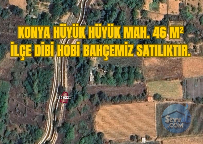 KONYA HÜYÜK HÜYÜK MAH. 46 M² İLÇE DİBİ HOBİ BAHÇEMİZ SATILIKTIR. - Konya Hüyük fotoğraf 10