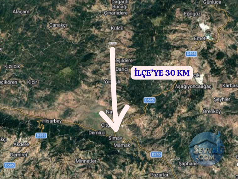 KÜTAHYA SİMAV YAVI   KÖYÜNDE 2.465 M² TARLA  SATILIKTIR - KÜTAHYA SİMAV fotoğraf 6