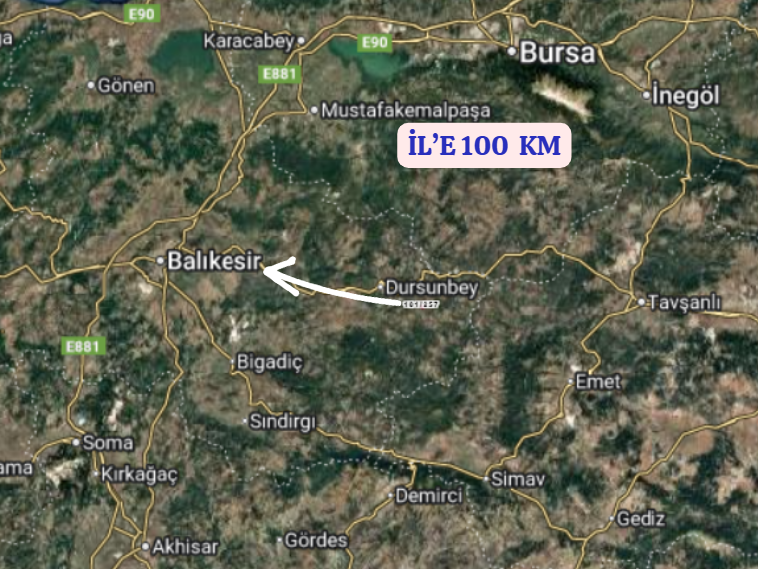 BALIKESİR DURSUNBEY AKYAYLA  KÖYÜNDE  699  M²  BAĞ  SATILIKTIR - BALIKESİR DURSUNBEY fotoğraf 6