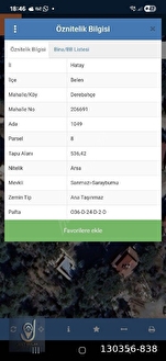 HATAY BELEN DEREBAHÇE SATILIK 554 M2 İMARLI PARSEL - HATAY BELEN fotoğraf 6