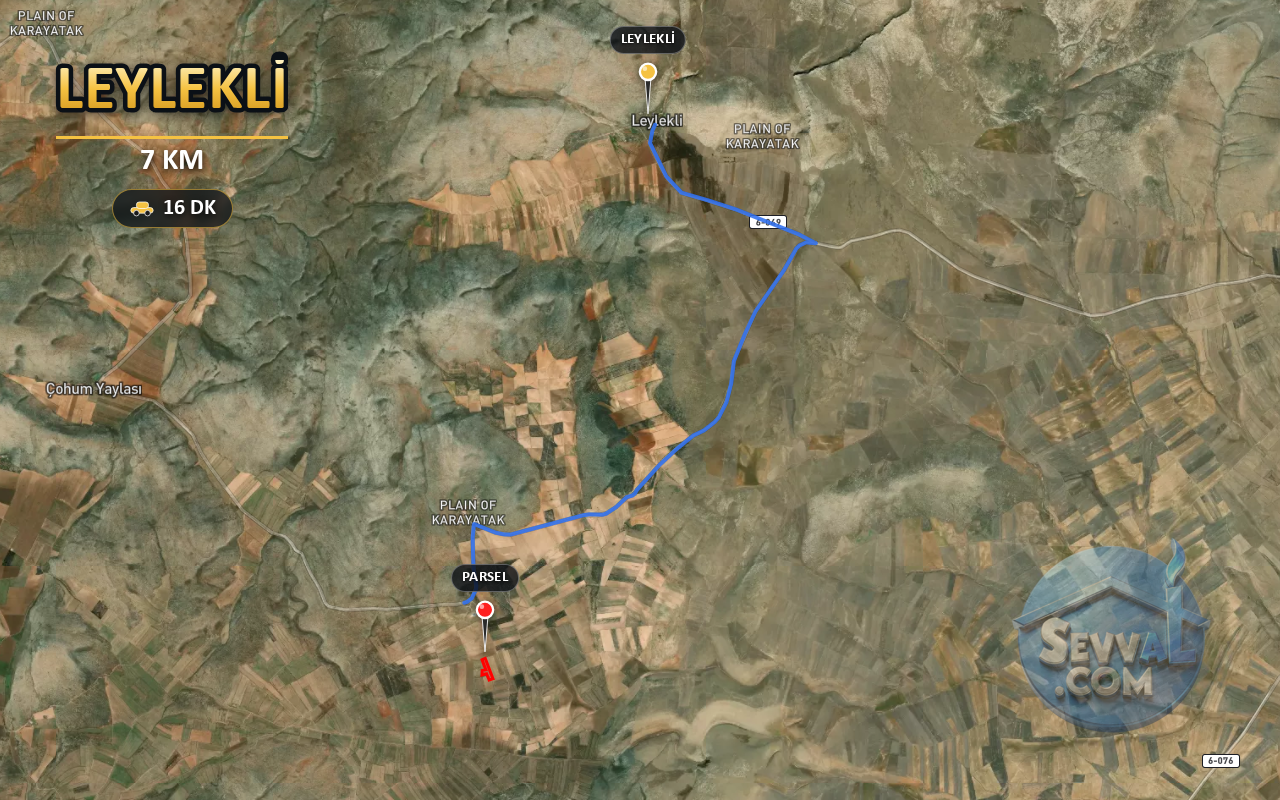 AFYONKARAHİSAR EMİRDAĞ LEYLEKLİ 7.500 m² SATILIK ARSA - AFYONKARAHİSAR EMİRDAĞ fotoğraf 6