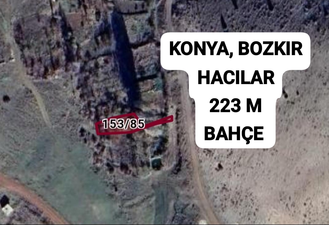 KONYA BOZKIR HACILAR KÖYÜNDE 223M² BAHÇEMİZ SATILIKTIR - KONYA BOZKIR fotoğraf 2