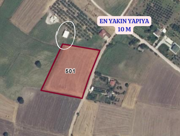 BURSA KARACABEY ORHANİYE  KÖYÜNDE  TARLANIN 4.500 M²  Sİ  SATILIKTIR - BURSA KARACABEY fotoğraf 4