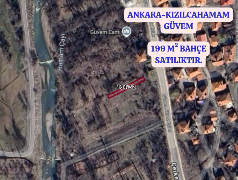 ANKARA KIZILCAHAMAM GÜVEM  KÖYÜNDE 199 M² BAHÇE  SATILIKTIR - ANKARA KIZILCAHAMAM fotoğraf 2
