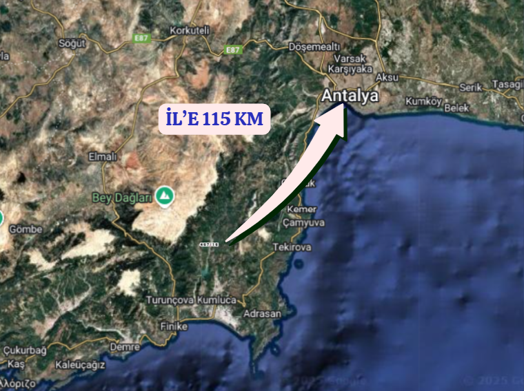 ANTALYA KUMLUCA KARACAÖREN  KÖYÜNDE 446  M²   TARLA  SATILIKTIR - ANTALYA KUMLUCA fotoğraf 6