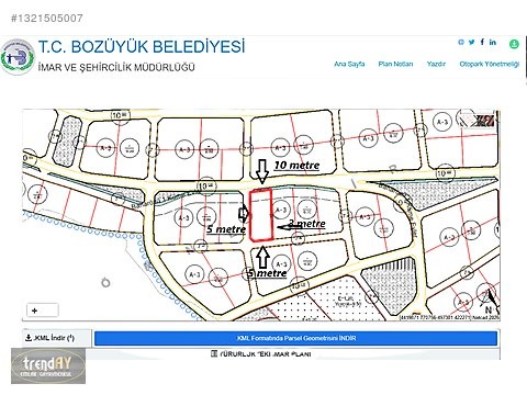 Bozüyük Baharözü'nde 1222m² Satılık Köşe Parsel Arsa - BİLECİK BOZÜYÜK fotoğraf 2