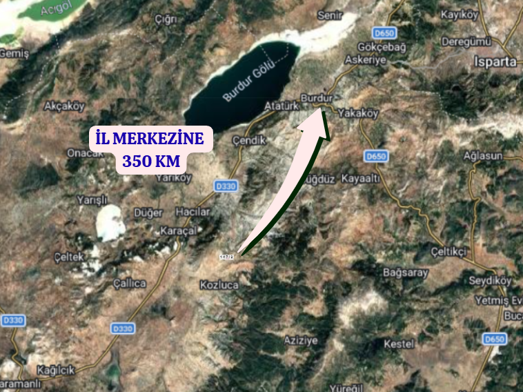 BURDUR MERKEZ İĞDELİ   KÖYÜNDE  4.750  M²  TARLA  SATILIKTIR - BURDUR MERKEZ fotoğraf 5