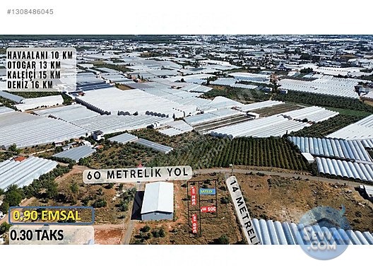 60'lık Yol Cepheli, 0,90 Emsallik Büyük Parsel - ANTALYA KEPEZ fotoğraf 4