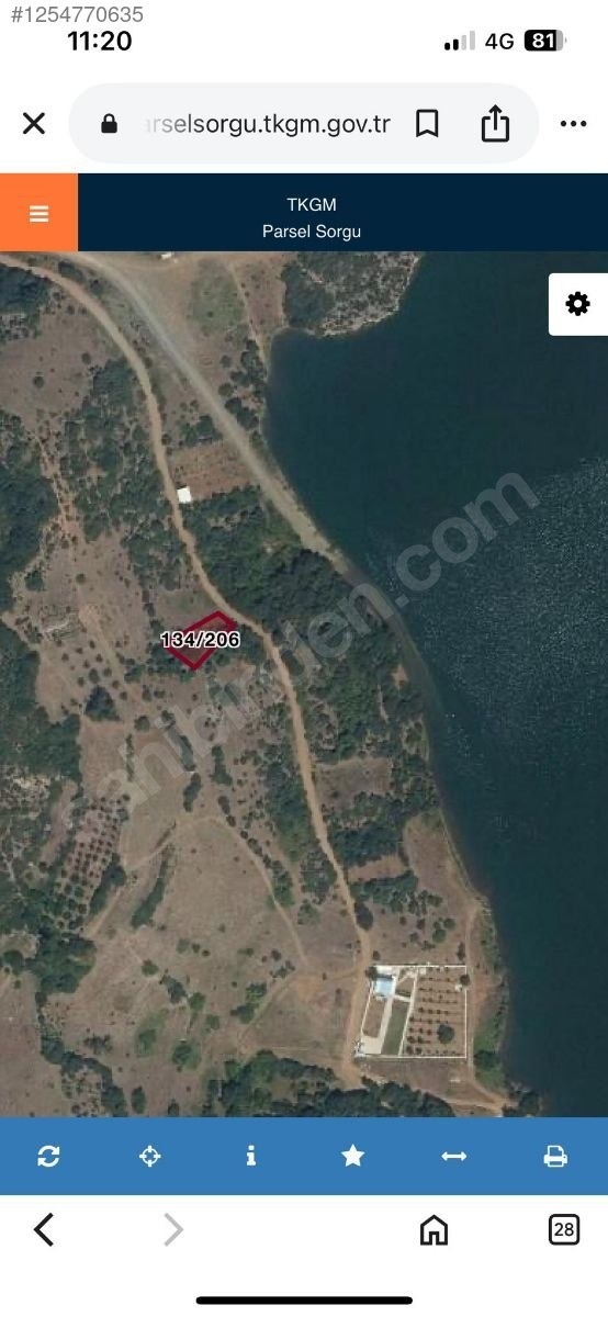 YENİŞEHİR ÇİÇEKÖZÜ GÖL MANZARALI 605 M2 SATILIK BAHÇE - BURSA YENİŞEHİR fotoğraf 5