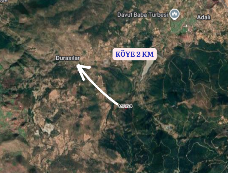 BALIKESİR BİGADİÇ DURASILAR  KÖYÜNDE 2.686 M² TARLA SATILIKTIR - BALIKESİR BİGADİÇ fotoğraf 6