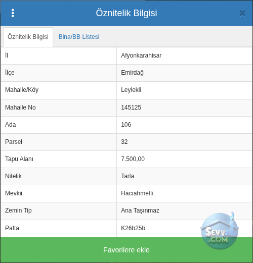 AFYONKARAHİSAR EMİRDAĞ LEYLEKLİ 7.500 m² SATILIK ARSA - AFYONKARAHİSAR EMİRDAĞ fotoğraf 3