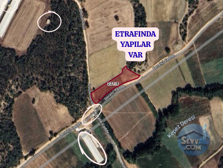 SAKARYA TARAKLI MAHDUMLAR  KÖYÜNDE  3.629  M² TARLA  SATILIKTIR - SAKARYA TARAKLI fotoğraf 4