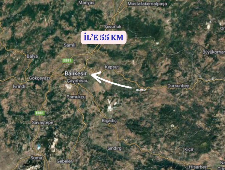 BALIKESİR DURSUNBEY KİREÇ   KÖYÜNDE  3.161 M²  TARLA  SATILIKTIR - BALIKESİR DURSUNBEY fotoğraf 6