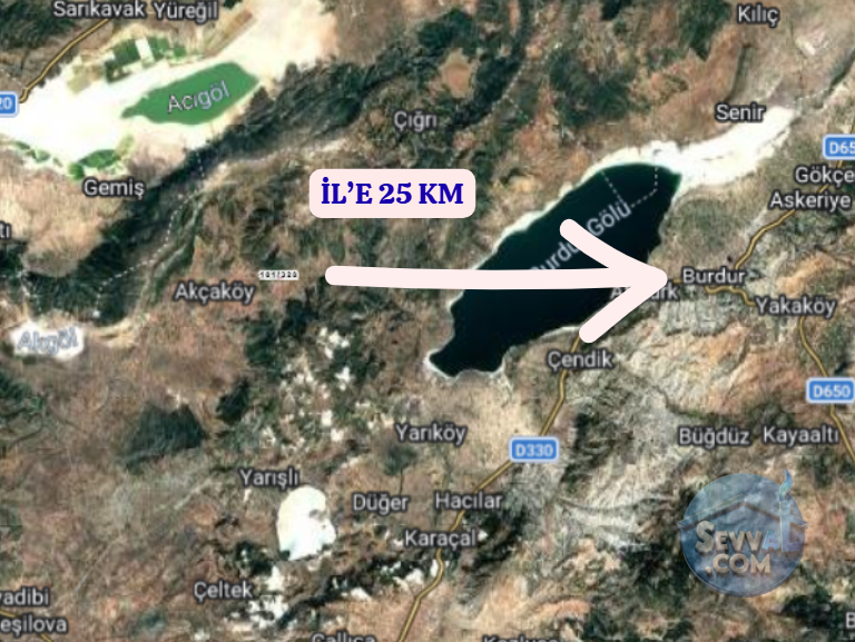 BURDUR YEŞİLOVA ÇARDAK  KÖYÜNDE 476 M²  TARLA  SATILIKTIR - BURDUR YEŞİLOVA fotoğraf 7
