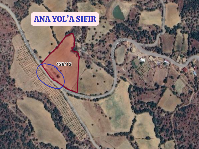 UŞAK EŞME OYMALI KÖYÜNDE 10.100 M² TARLASATILIKTIR - UŞAK EŞME fotoğraf 3