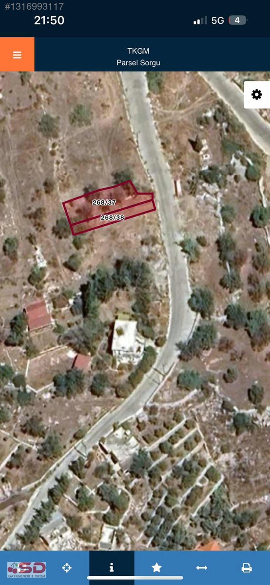 YÜZDE 20 VİLLA İMARLI 339 M2 ACİLL - MUĞLA MARMARİS fotoğraf 4