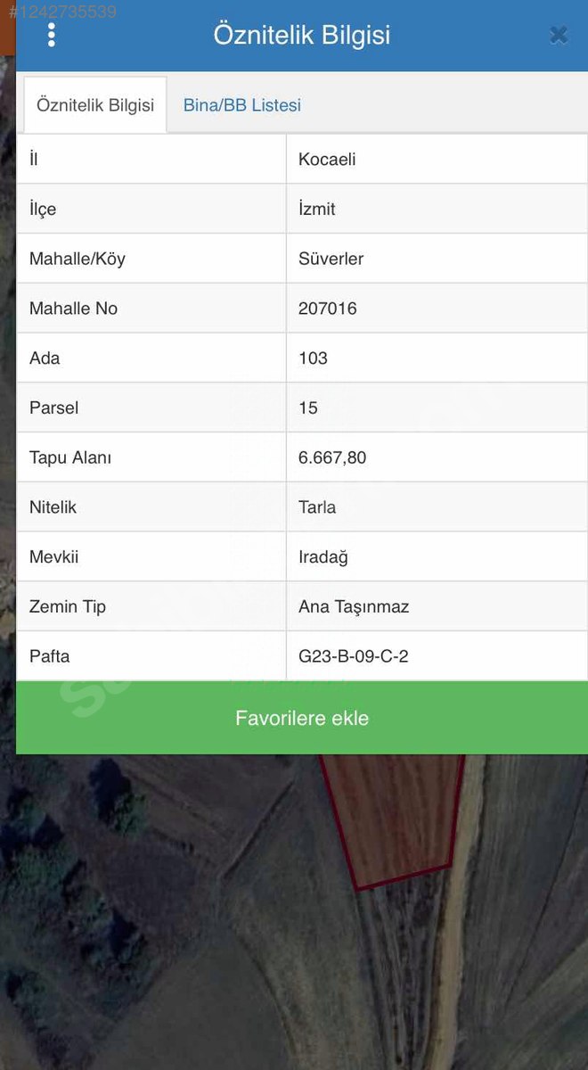 SÜVERLERDE ANA YOLA CEPHE MERKEZE 500 MT GÖLE 350 MT 6.667 MT - KOCAELİ İZMİT fotoğraf 3