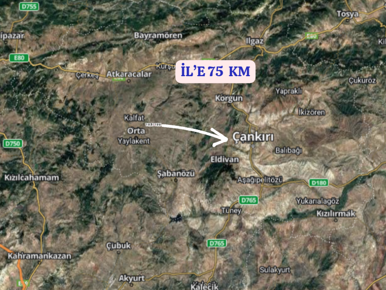 ÇANKIRI ORTA SANCAR  KÖYÜNDE 1.187  M² TARLA  SATILIKTIR - ÇANKIRI ORTA fotoğraf 5
