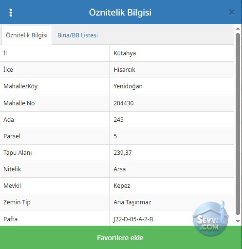 KÜTAHYA HİSARCIK YENİDOĞAN DA 239 M² ARSAMIZ SATILIKTIR - KÜTAHYA HİSARCIK fotoğraf 2