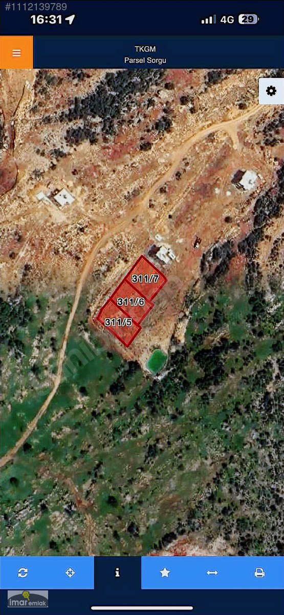 İMAR dan SOĞUCAKTA SATILIK 500 m2 KELEPİR ARSA - MERSİN TOROSLAR fotoğraf 5