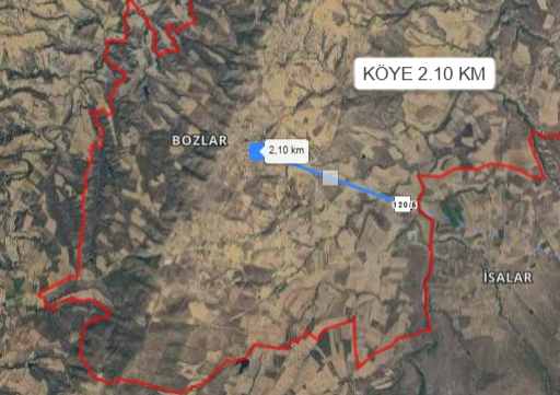 UŞAK EŞME BOZLAR KÖYÜ’NDE 4527 M² TARLA SATILIKTIR - UŞAK EŞME fotoğraf 4