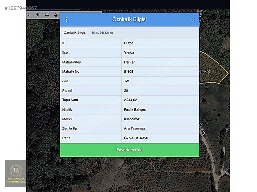 DÜZCE YIĞILCA HACILAR 'DA 2.744 M2 BAĞ EVİ OLAN FINDIK BAHÇESİ - DÜZCE YIĞILCA fotoğraf 31