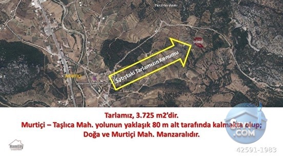 Murtiçine Yakın Konumda Acil Satılık Tarla - ANTALYA AKSEKİ fotoğraf 7