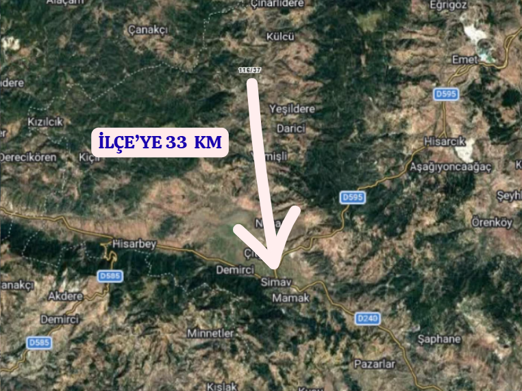 KÜTAHYA SİMAV YAVI   KÖYÜNDE 2.043 M² TARLA  SATILIKTIR - KÜTAHYA SİMAV fotoğraf 5