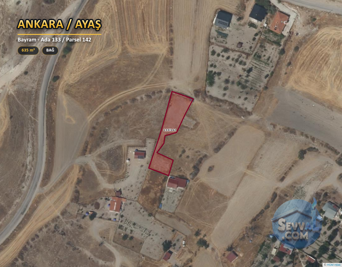 ANKARA AYAŞ BAYRAM 636 m² SATILIK ARSA - ANKARA AYAŞ fotoğraf 2