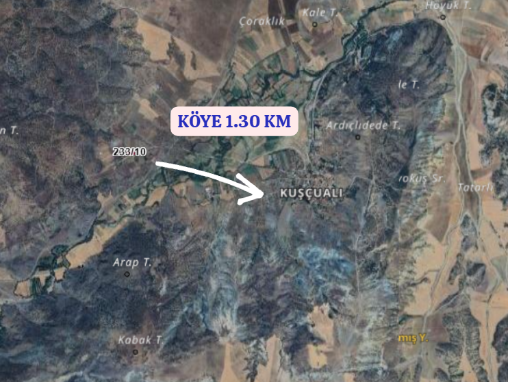 ANKARA ELMADAĞ KUŞÇUALİ KÖYÜNDE 680 M² TARLAMIZ SATILIKTIR. - ANKARA ELMADAĞ fotoğraf 4