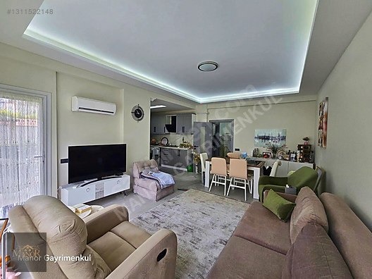 KUŞADASINDA MÜKEMMEL SİTEDE KÖŞE KONUM EŞYALI BAHÇELİ DAİRE - AYDIN KUŞADASI fotoğraf 3