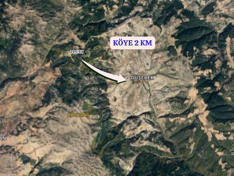 KÜTAHYA EMET DÜŞECEK  KÖYÜNDE 848 M² TARLA  SATILIKTIR - KÜTAHYA EMET fotoğraf 4