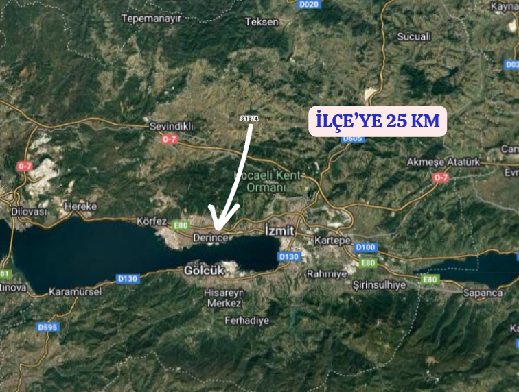 KOCAELİ DERİNCE GEREDELİ   KÖYÜNDE TARLANIN 218   M²  Sİ  SATILIKTIR - KOCAELİ DERİNCE fotoğraf 10