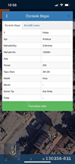 Hatay Antakya 2.Mıntıka Satılık Hisse Payı 361 m2 Parsel Üzerinde Hisse - HATAY ANTAKYA fotoğraf 2
