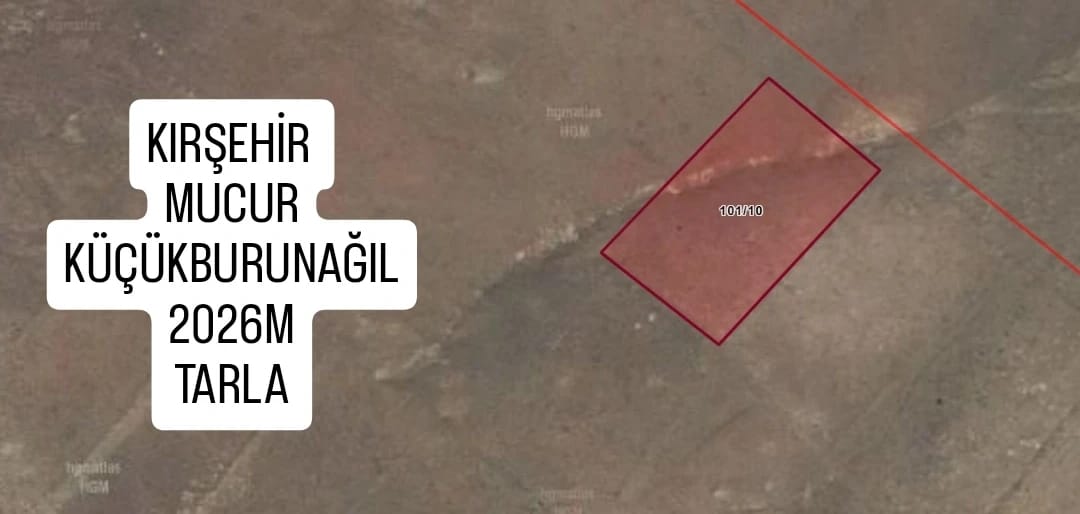 KIRŞEHİR MUCUR KÜÇÜKBURUNAĞIL KÖYÜ 2.046 M² TARLA SATILIKTIR. - KIRŞEHİR MUCUR fotoğraf 2