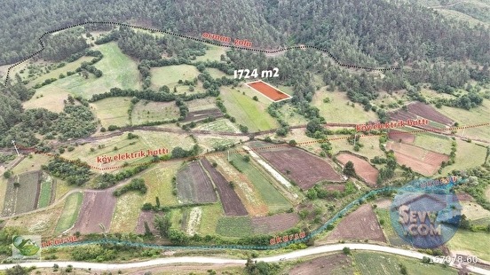 🚨 TAVŞANLI'DA KÖYÜN ÜSTÜNDE 1.725 M² HARİKA ARAZİ 🚨 - KÜTAHYA TAVŞANLI fotoğraf 5