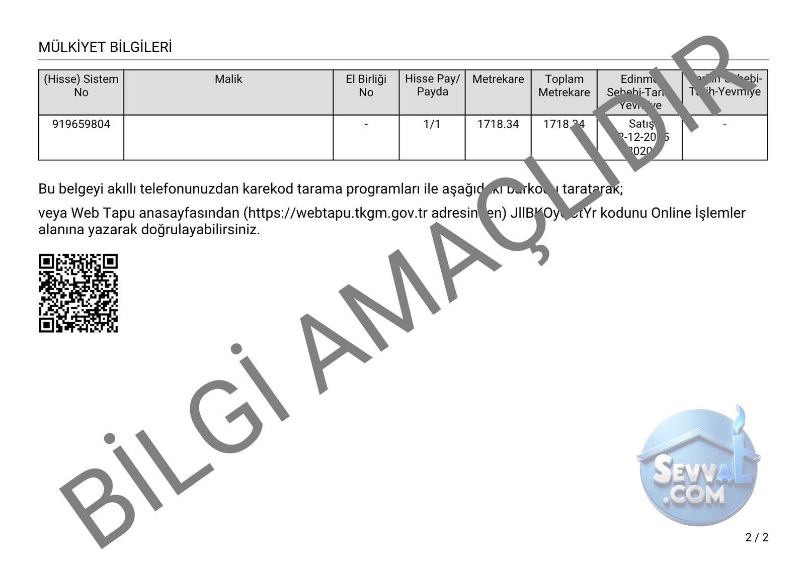 SİVAS AKINCILAR ÇİÇEKLİ KÖYÜNDE 1.718 M² TARLAMIZ SATILIKTIR. - Sivas Akıncılar fotoğraf 3